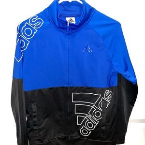 Boys Adidas Jacket Full Zip Size L (14/16)